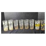 8 Assorted Glass Tumblers