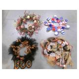 4 Holiday Wreaths for your Door