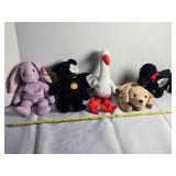 Beanie Baby; Halloween Bear, Puppy, Poodle