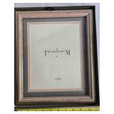 Picture Frame w/matting for 9" x 7" document