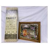 Home Sweet Home on Mirror23x19 plastic Frame