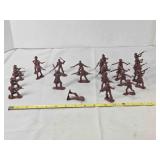 Marx Western playset, 2" action figures