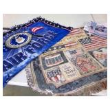 Fleece Air force Thow, Patriotic Throw