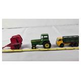 3 Die-cast farm implements