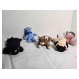 Beanie Baby, tush tags only; Iguana, 2 Kitties