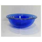Vintage Pyrex Originals Cobalt blue mixing bowls