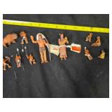Miniature Native American figurines