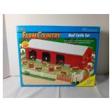 ERTL 65 piece Farm Country Beef Cattle set