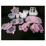 New Snap on Lids Storage Containers in Box