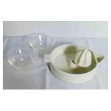 Antique Wolverine Zippy Porcelain juicer