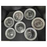 7 Anchor Hocking Miss America divided Grill Plate
