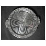 Round Glass Serving Tray; 12" useable area
