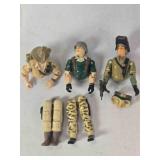 GI Joe parts; 3 torsos, 2 leg pairs, 2