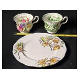 Two Teacups; Royal Albert Bone China