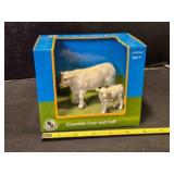 Charolais Cow & Calf; Big Country Toys