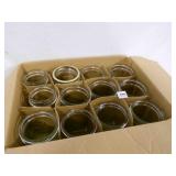 12 wide Mouth Pint Kerr Canning Jars