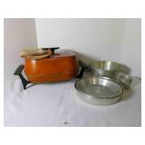 Vintage Sunbeam electric Skillet, Vintage aluminum