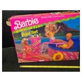 Barbie Hawaiian Fun Pool Set; Pool, diving board