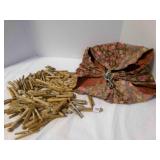 Clothes Line bag for Clothes pins--vintage