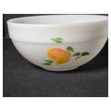 Painted Fruit Bowl; Anchor Hocking Ware Fire-King