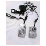 2 Nikon Cool Pix Cameras-w/cords