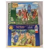 2 Sets paintable 1:72 scale action figures