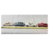 4 Die-cast metal vehicles