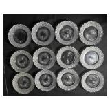 12 Anchor Hocking Miss America Coasters