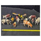 Assorted Cattle figurines