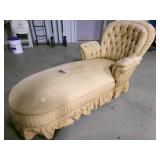 Vintage Chaise Lounge Fainting Couch 72" long