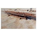 SCRAP IRON- SUCKER ROD, 4" PIPE, 2" X4" SOLID