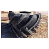 1000/50 R25 TIRE, COUPLE HOLES IN SIDE WALL