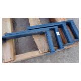 3 -METAL STEPS 8" WIDE X 15½ " TALL