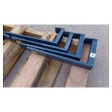 3 -METAL STEPS 8" WIDE X 15½ " TALL