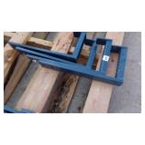 3 -METAL STEPS 8" WIDE X 15½ " TALL