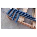 3 -METAL STEPS 8" WIDE X 15½ " TALL