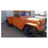 1956 WILLYS JEEP PICKUP, 4X4, NO MILE GAUGE