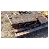 ALUMINUM TRUCK STEP, TOOL BOX, BRACES