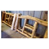 2 SETS OF LOG BEDS, 5