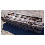 6- USED RAILROAD TIES