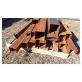 METAL TUBING 4" X4" , 6" X6" ALL DIFFERENT LENGTH