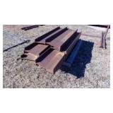 9 I-BEAMS, 12" X4" X5