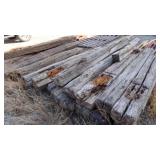 5- USED RAILROAD TIES