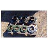 5-8 HOLE FLANGES,4" CENTER, 3-4 HOLE FLANGES