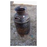 MILK CAN, BOTTOM RUSTED OUT