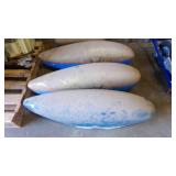 4- CESSNA WHEEL PANTS, METAL