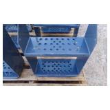 3- METAL STEPS, 14½ " WIDE 6" DEEP, 19" TALL