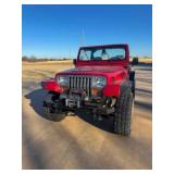 1990 JEEP, WRANGLER, SHOWS 119,266 MILES