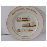 Burlington, OK Centennial Plate, in box