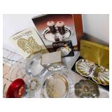 Silver Tone Serving Pieces, some in package(1